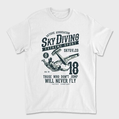 Tricou Barbati (Unisex), Sky Diving