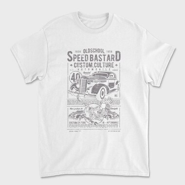 Speed Bastard, Tricou Barbati (Unisex)