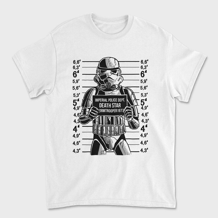 Stormtrooper Mugshot, Tricou Barbati (Unisex)