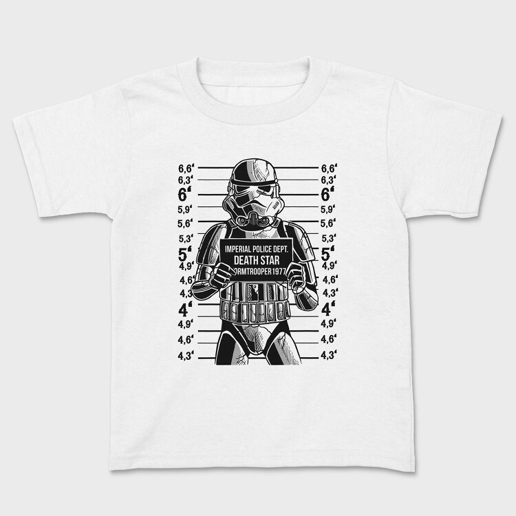 Tricou Copii, Stormtrooper Mugshot