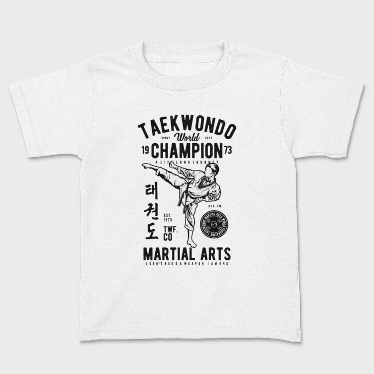 Tricou Copii, Taekwondo World