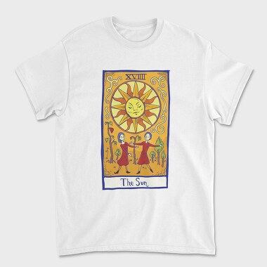 Tricou Barbati (Unisex), Tarot Card the Sun