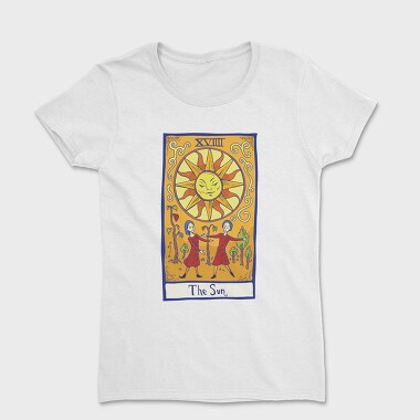 Tricou Femei, Tarot Card the Sun