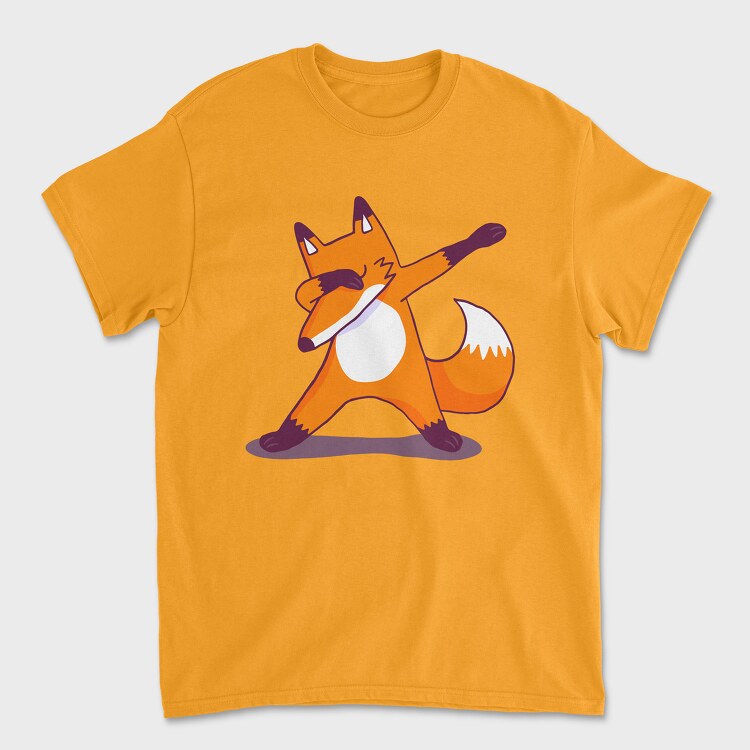 Tricou Barbati (Unisex), Dab Animal Comics Fox