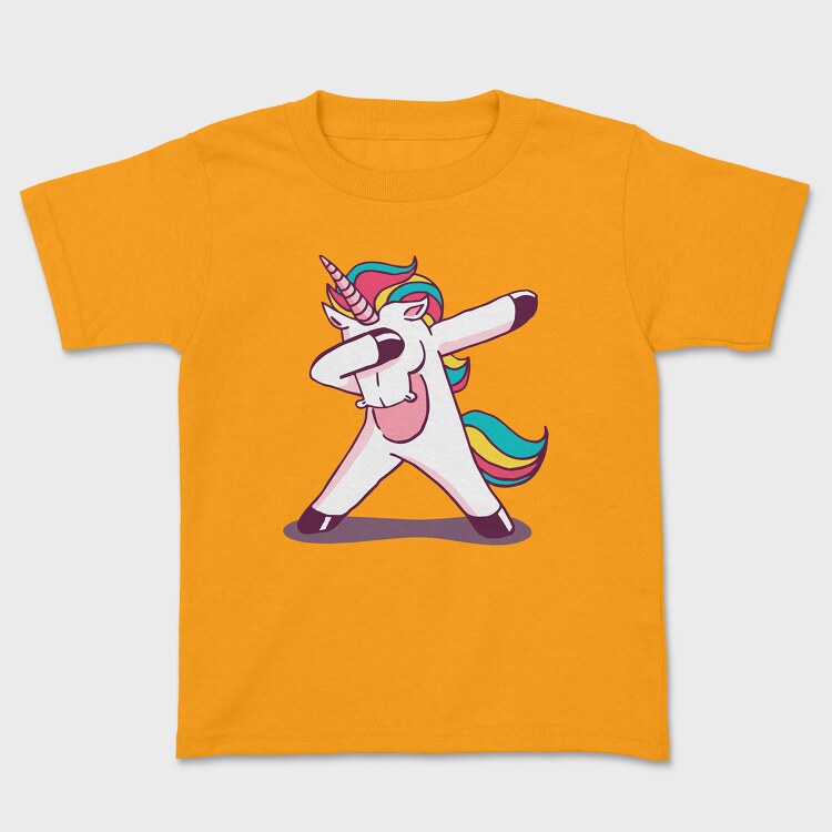 Tricou Copii, Dab Animal Comics Unicorn