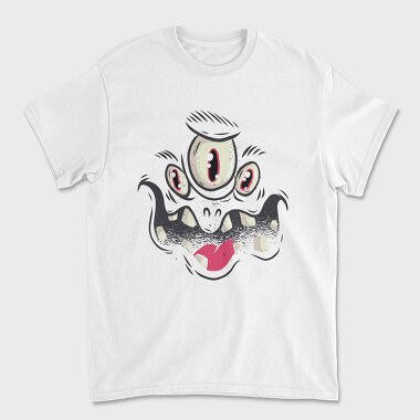 Monster Face 01, Tricou Barbati (Unisex)