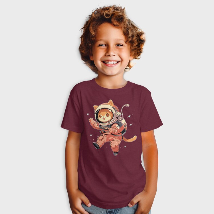 Cute Cat in Space, Tricou Copii