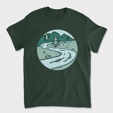 Nature Scenery 4, Tricou Barbati (Unisex)