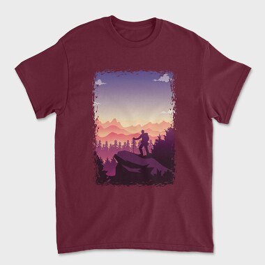 Poster Hiking, Tricou Barbati (Unisex)