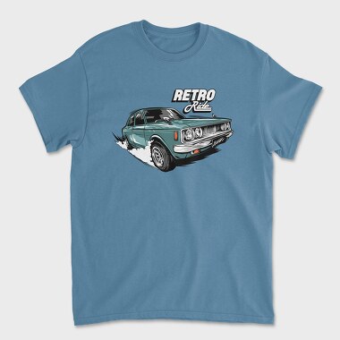 Retro Ride, Tricou Barbati (Unisex)