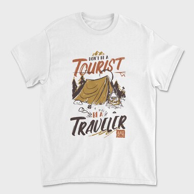 Tricou Barbati (Unisex), Tourist Traveler