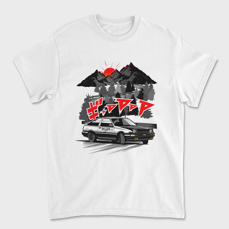 AE86 Touge, Tricou Barbati (Unisex)