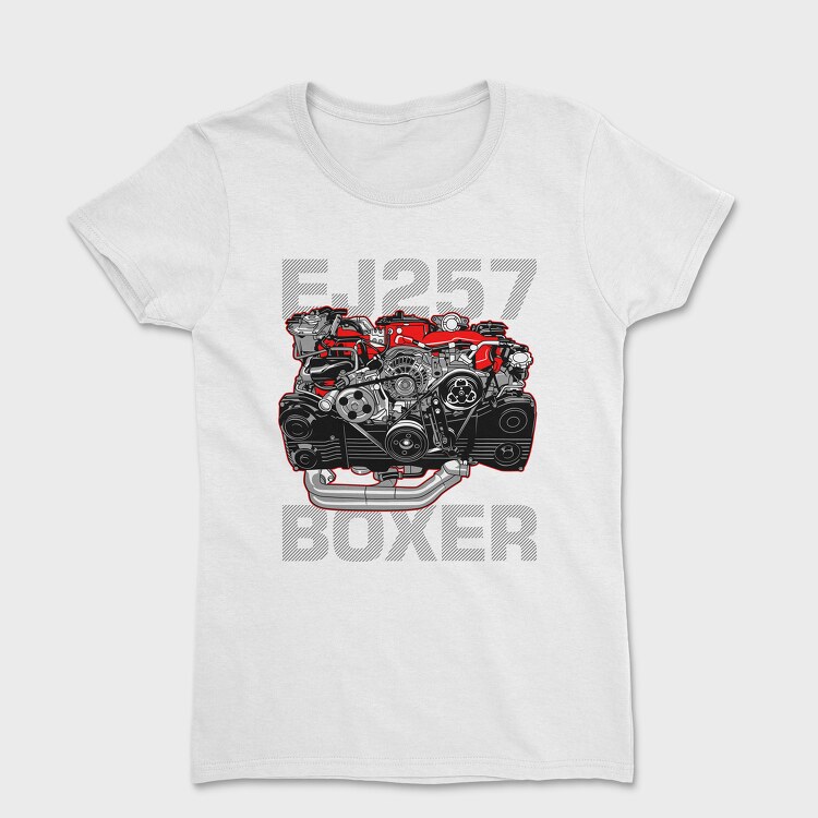 EJ257 BOXER, Tricou Femei