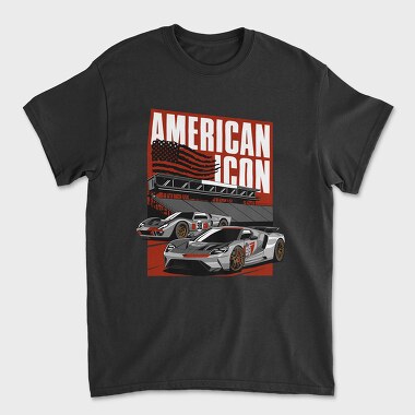 Ford GT40 - American Icon, Tricou Barbati (Unisex)