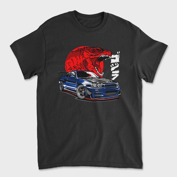 GTR R34, Tricou Barbati (Unisex)