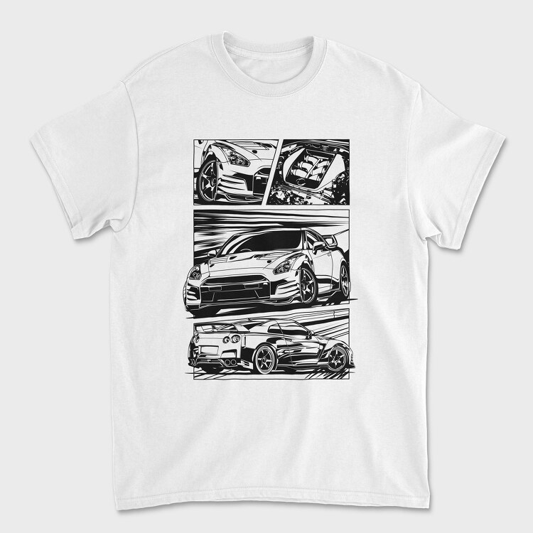 Gtr R35, Tricou Barbati (Unisex)