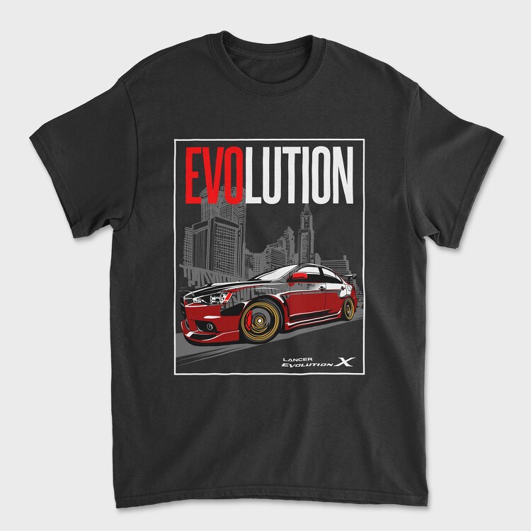 Lancer Evo X 2, Tricou Barbati (Unisex)