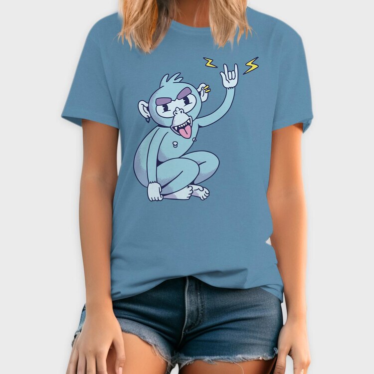 Rock Monkey, Tricou Barbati (Unisex)