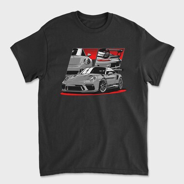 Tricou Barbati (Unisex), Porsche Gt3 Rs 2