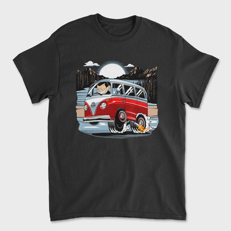 VW Kombi, Tricou Barbati (Unisex)