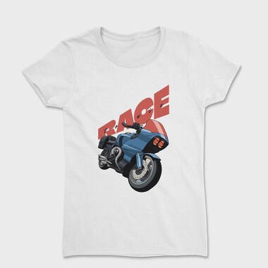 Anime Manga Style Motorcycle Rider, Tricou Femei