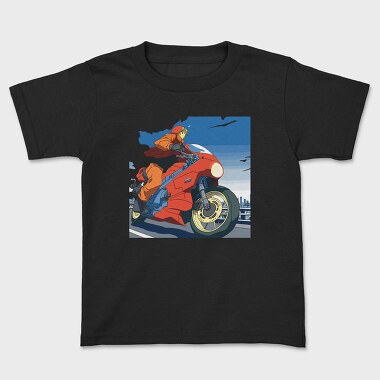 Anime Style Bike Rider, Tricou Copii