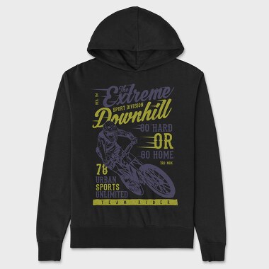 The Extreme Downhill, Hanorac Oversize Barbati (Unisex)