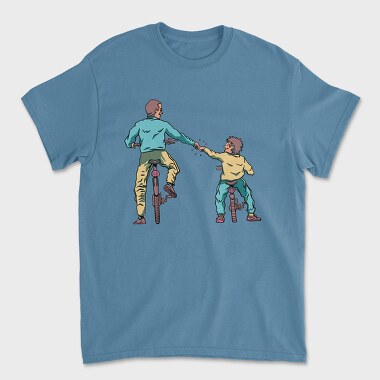 Tricou Barbati (Unisex), Father And Son Bikes