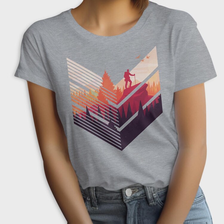 Geometric Forest, Tricou Femei