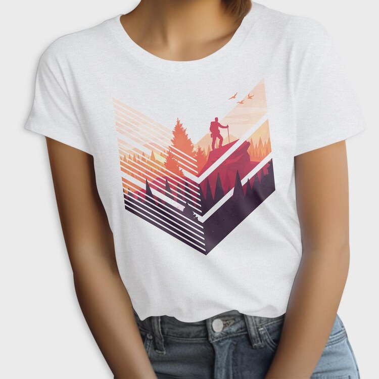 Geometric Forest, Tricou Femei