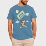 Girl Swinging on a Cassette Tape, Tricou Barbati (Unisex)