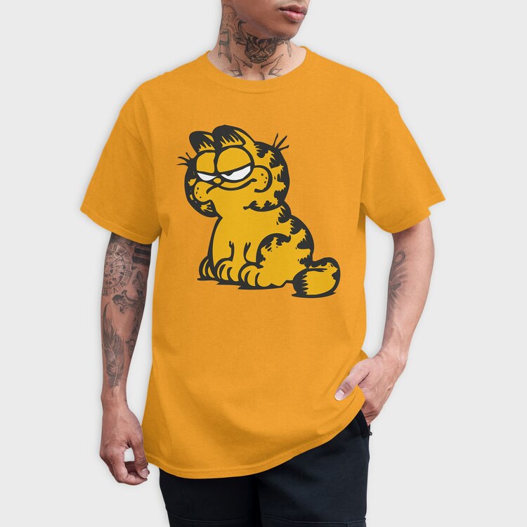Cartoon Retro Garfield 3, Tricou Barbati (Unisex)