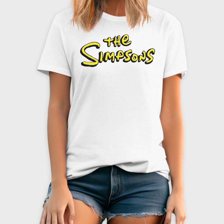 Simpsons Logo, Tricou Barbati (Unisex)