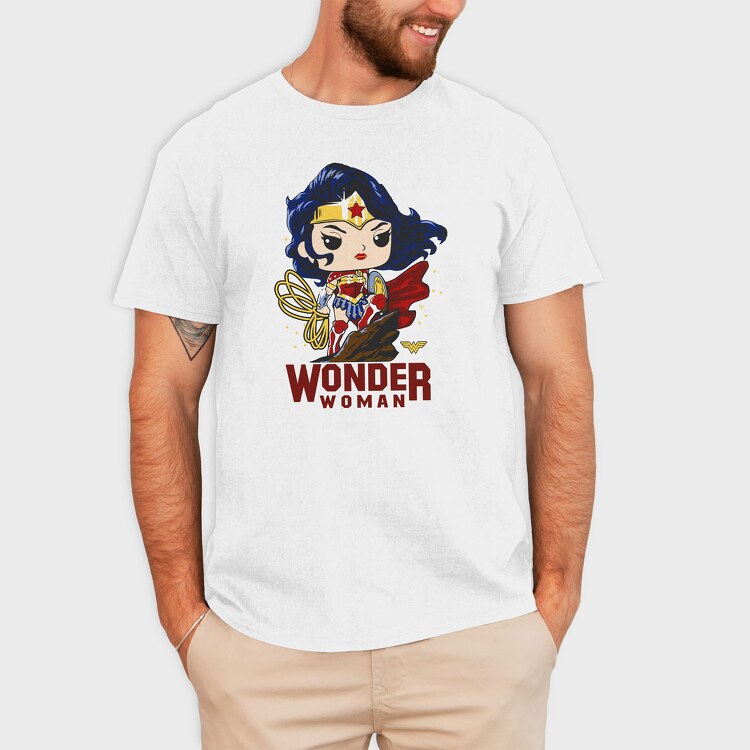 Wonder Woman Comics, Tricou Barbati (Unisex)