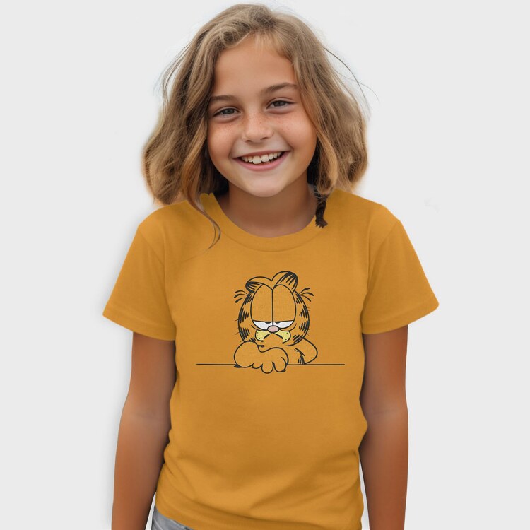 Cartoon Retro Garfield 6, Tricou Copii