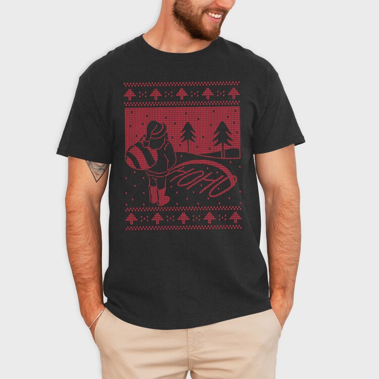 Ugly Sweater Hoho, Tricou Barbati (Unisex)