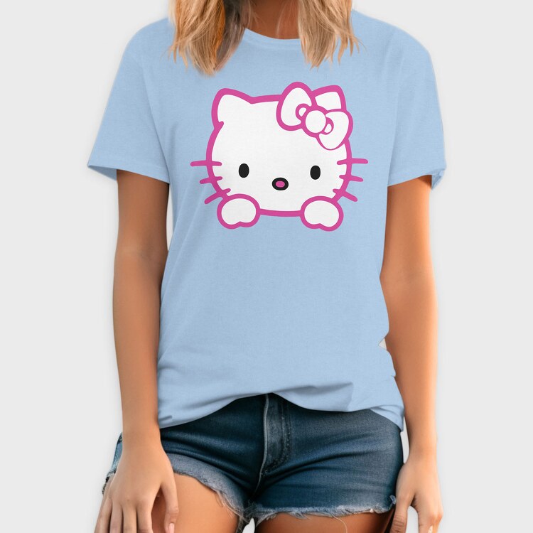 Cartoon Retro Hello Kitty 6, Tricou Barbati (Unisex)