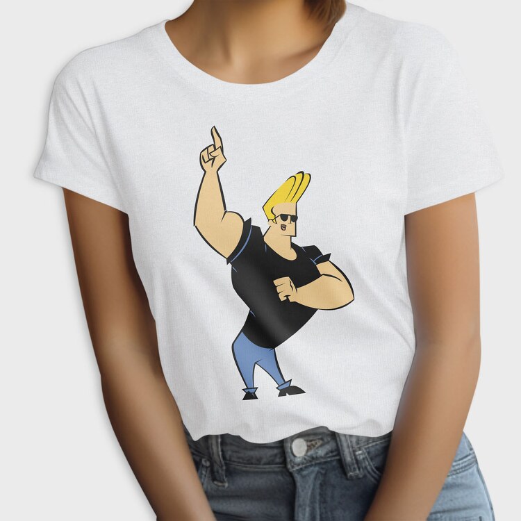 Cartoon Retro Johny Bravo 1, Tricou Femei