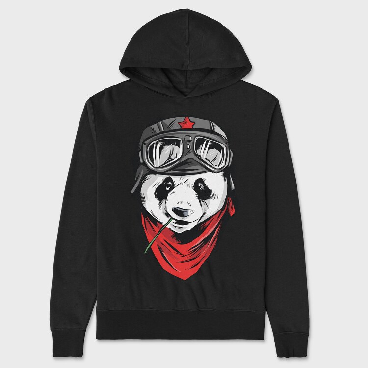 Googles Panda, Hanorac Oversize Barbati (Unisex)