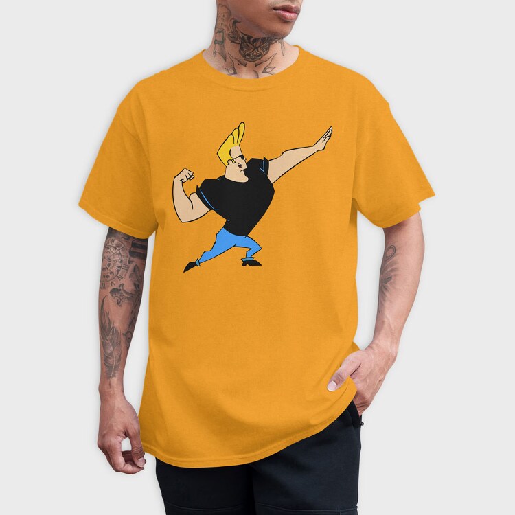 Cartoon Retro Johny Bravo 3, Tricou Barbati (Unisex)
