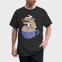 Coffee Cat 2, Tricou Barbati (Unisex)