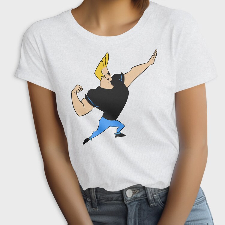 Cartoon Retro Johny Bravo 3, Tricou Femei