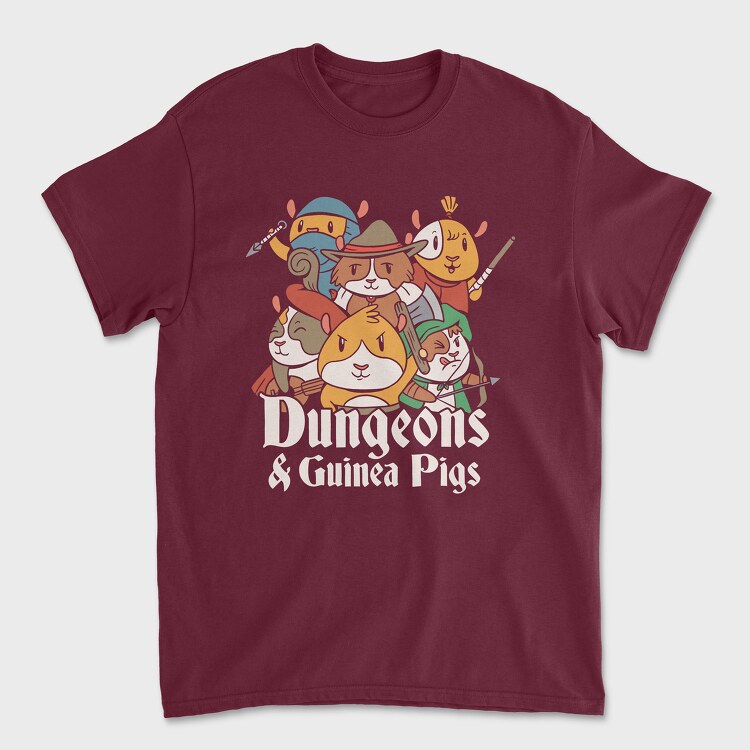 Dungeons And Guinea Pigs, Tricou Barbati (Unisex)