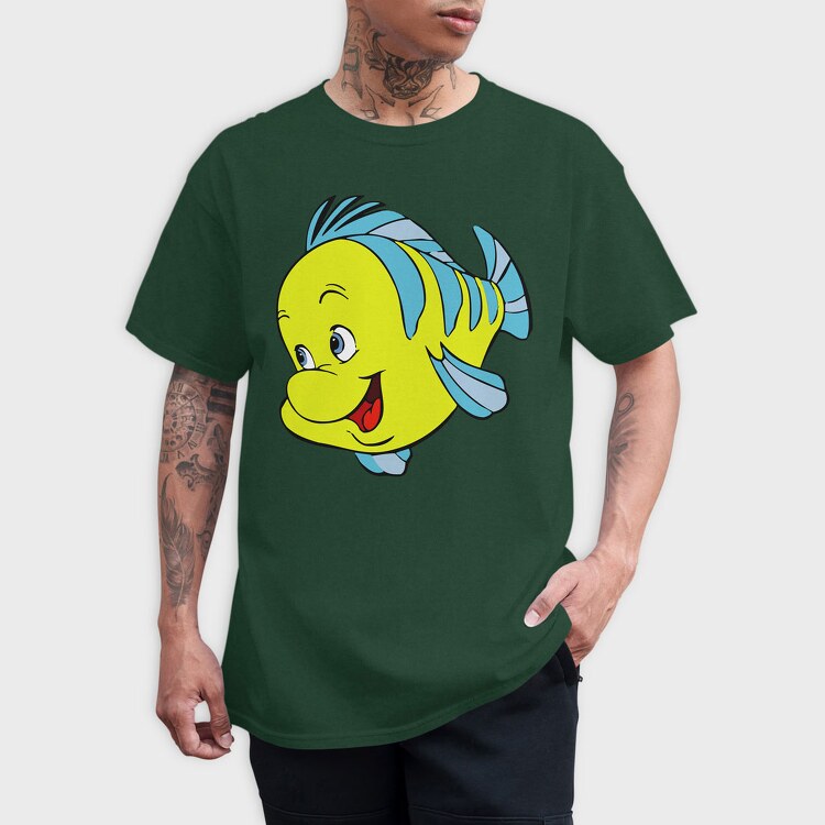 Cartoon Retro La Sirenta 6, Tricou Barbati (Unisex)