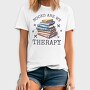 Books Are My Therapy, Tricou Barbati (Unisex)