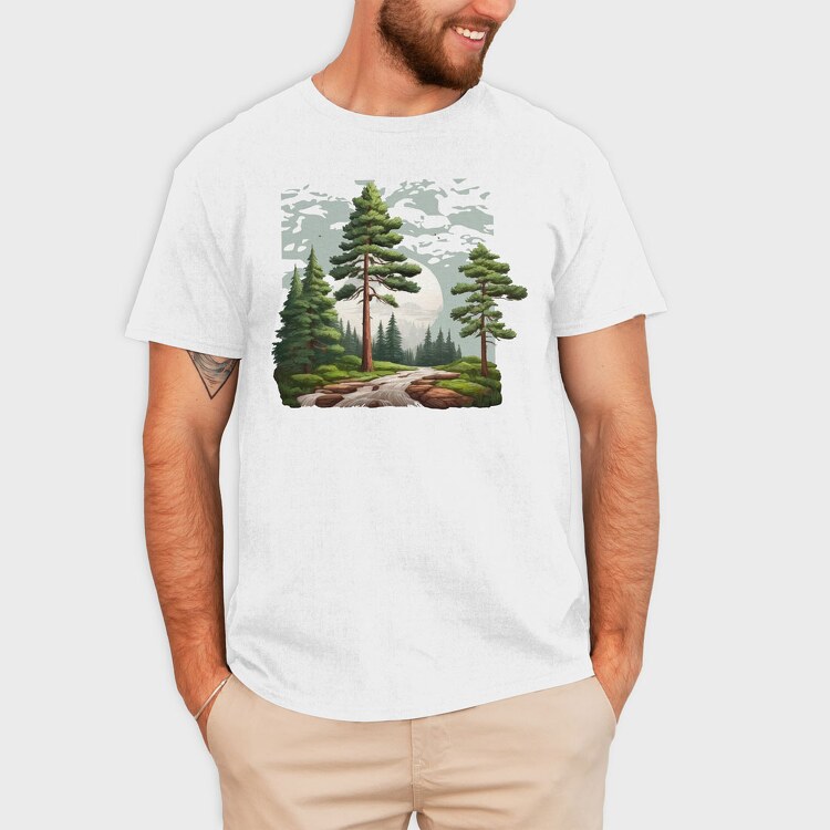 Forest Hiking, Tricou Barbati (Unisex)