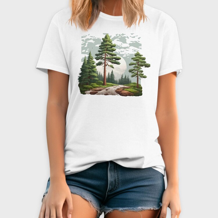 Forest Hiking, Tricou Barbati (Unisex)