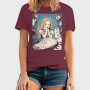 Cute Girl With Rabbit, Tricou Barbati (Unisex)