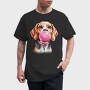 Beagle Bubblegum, Tricou Barbati (Unisex)