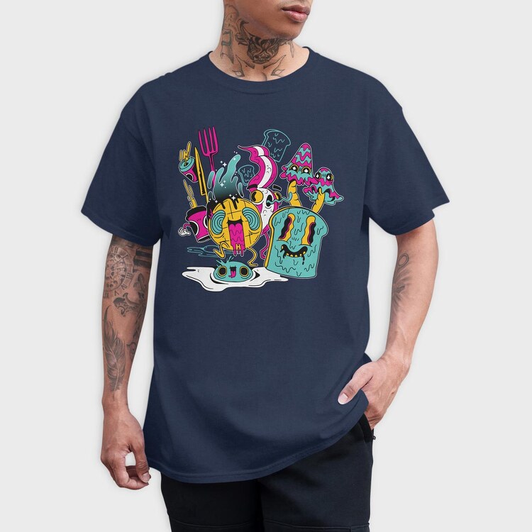 Psychedelic Breakfast, Tricou Barbati (Unisex)